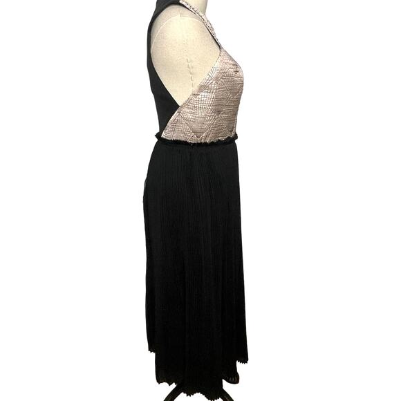 Anthropologie Two-Tone Midi Dress - Picture 6 of 9